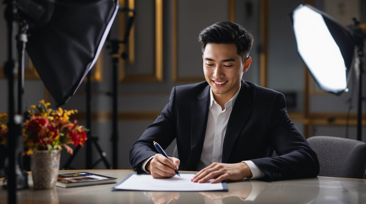 新生代演员苏晨正式签约欧美日韩,开启全新艺术征程